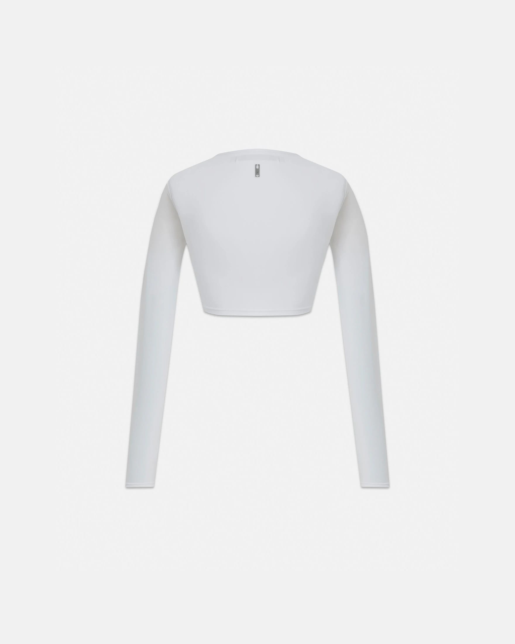 Line Basic Long Sleeve Cropped Tshirt White - imagen 3