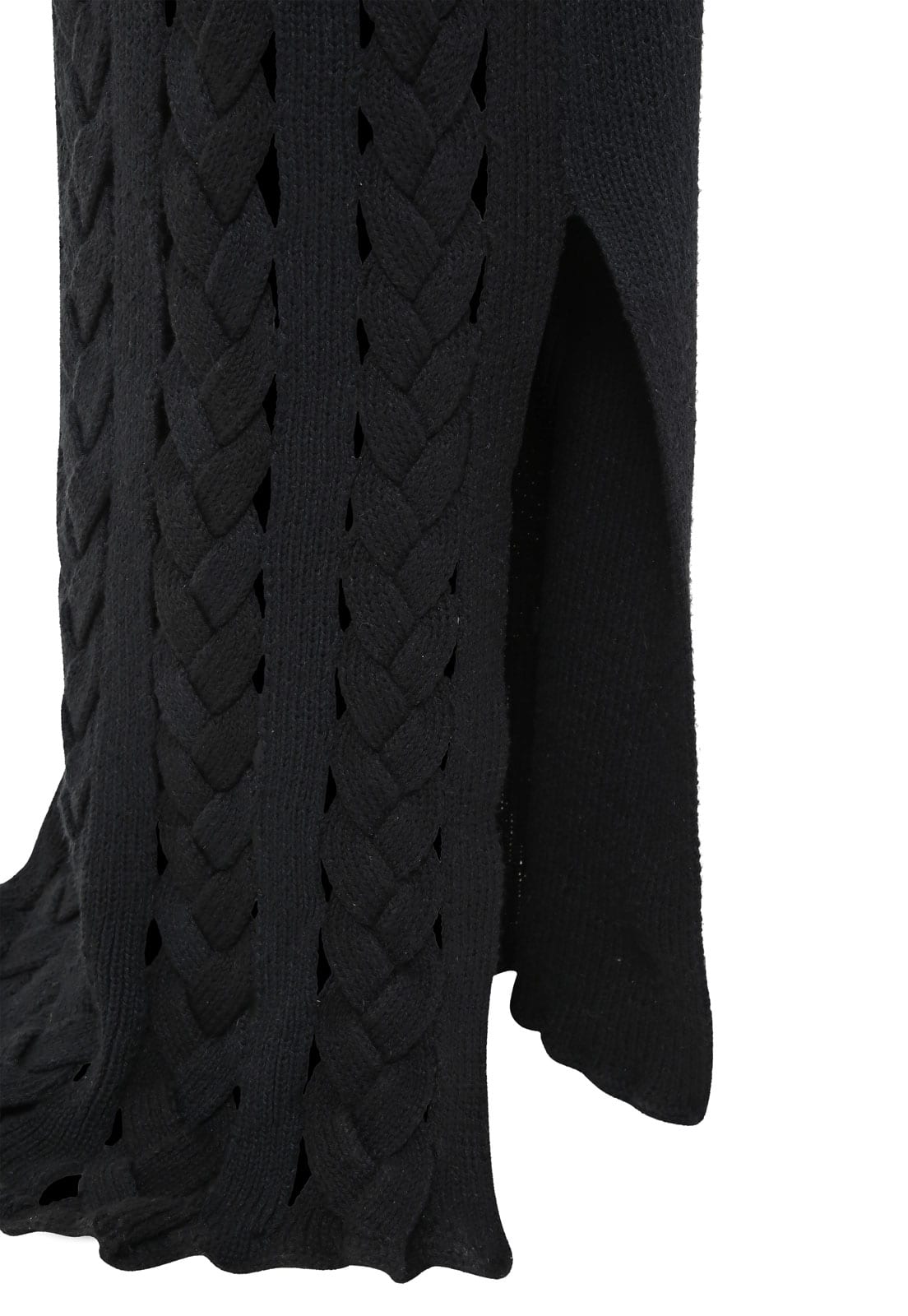 FLAT BRAIDED KNITTED DRESS - imagen 7