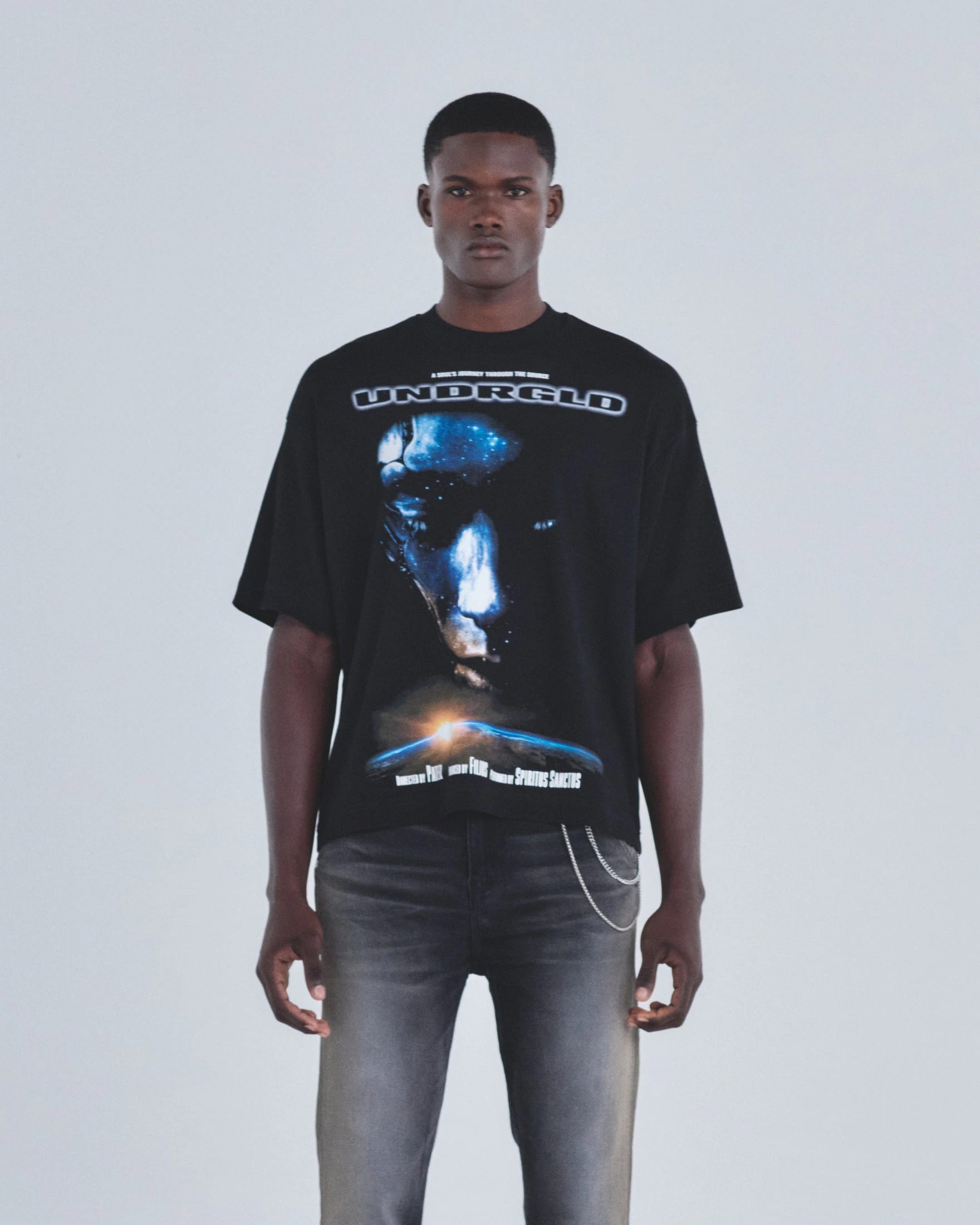 Holy State Journey Boxy Fit Tshirt Black - imagen 2
