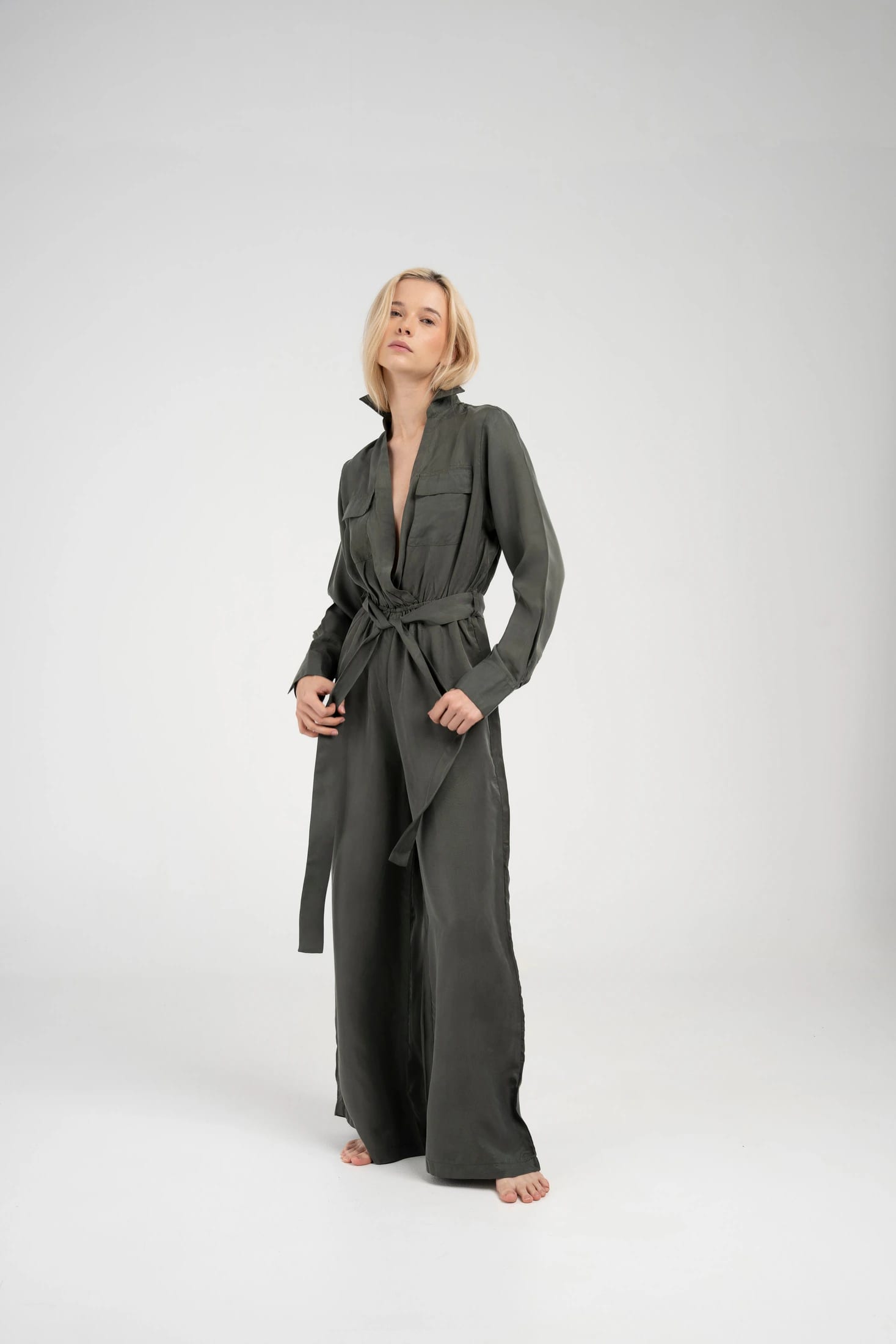 The Flowy Cupro Jumpsuit - imagen 1