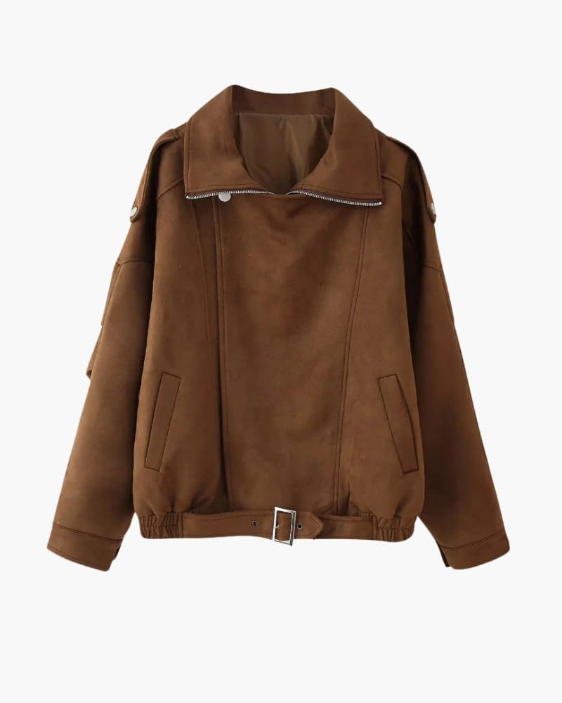 Vintage Suede Drape Jacket - imagen 3