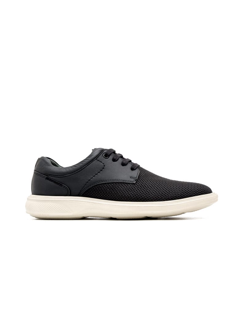 Zapato casual ultraliviano para hombre en cuero y textil negro REF SAPP10 - imagen 1