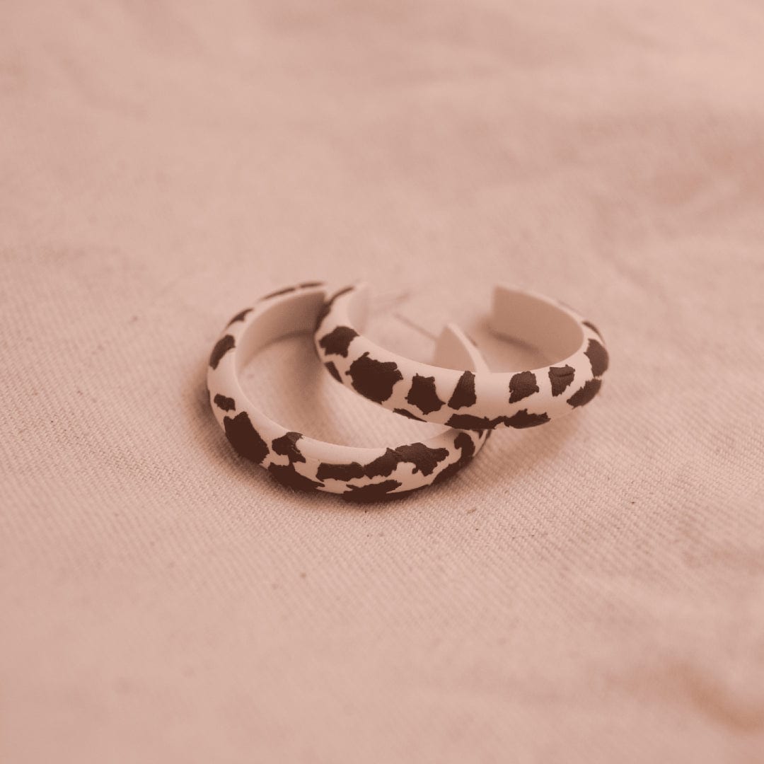 Hoops Olga Cow Print - imagen 3