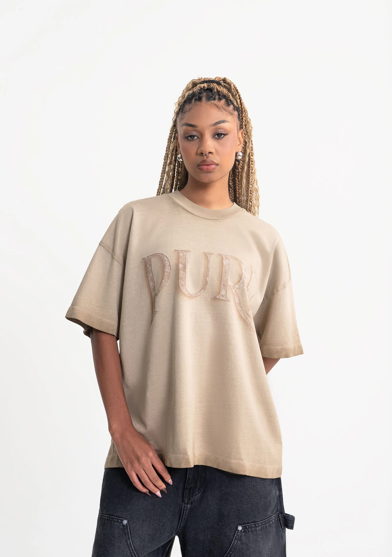 Rustic taupe t-shirt - imagen 6