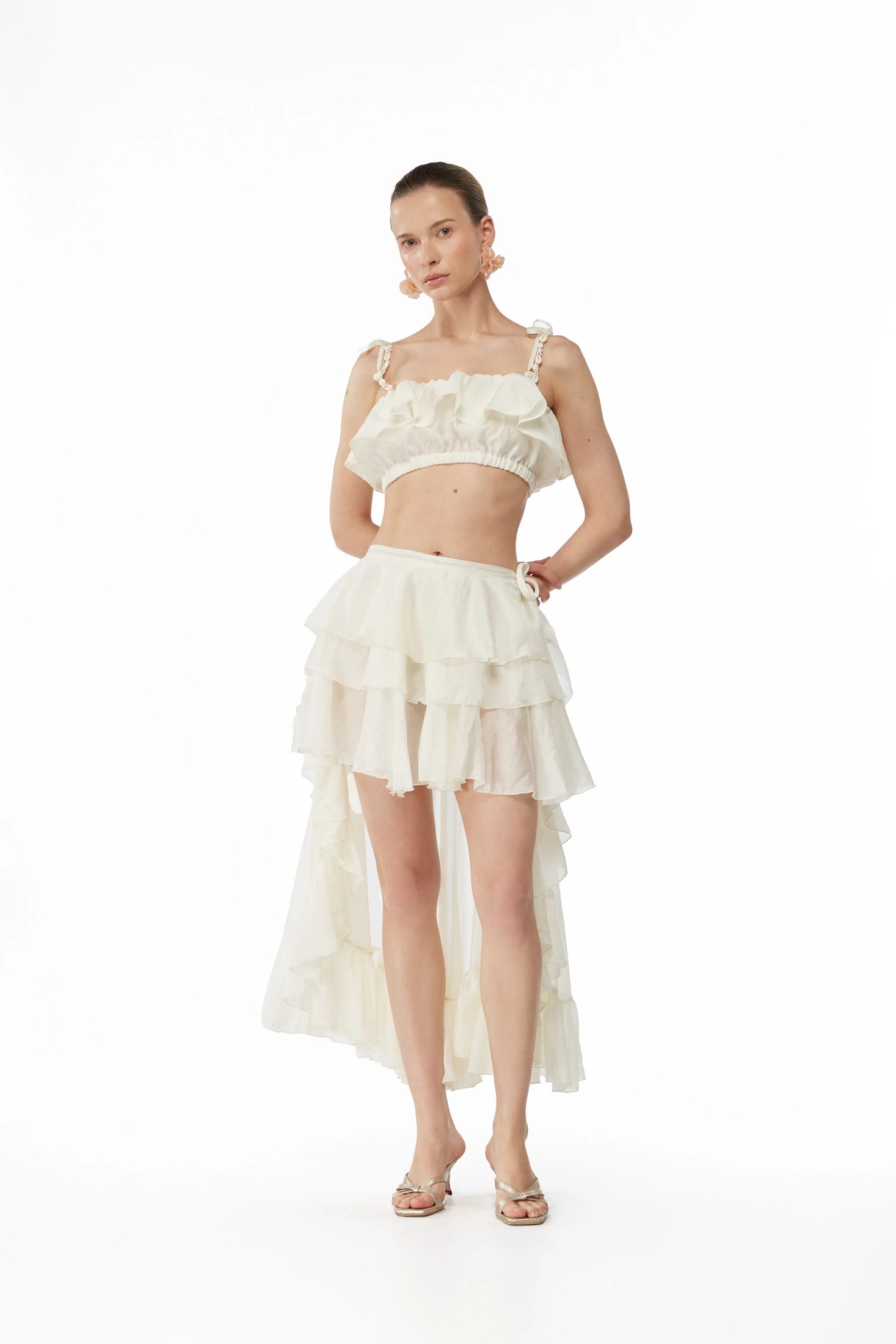 SIROCCO WRAP SKIRT CREAM - imagen 1