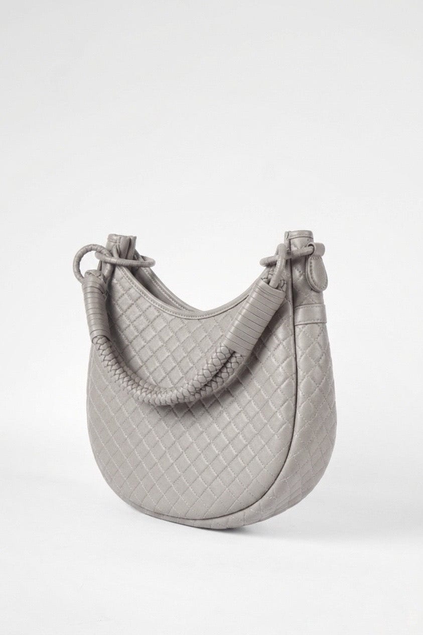 Saddle Shoulder Bag, Marble Gray - imagen 2