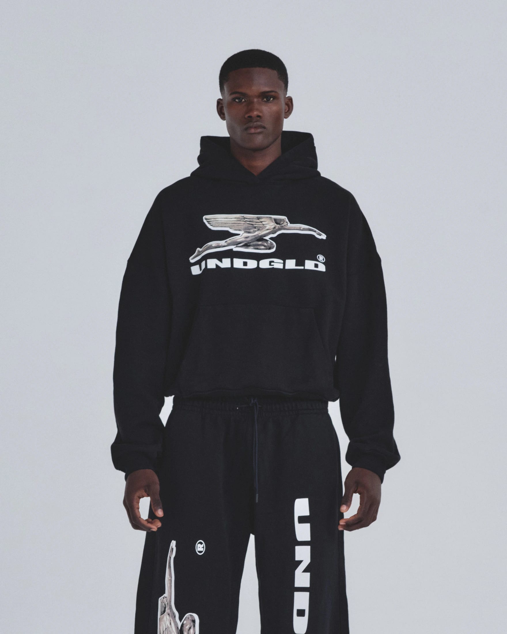 Holy State Deco Boxy Fit Hoodie Black - imagen 2