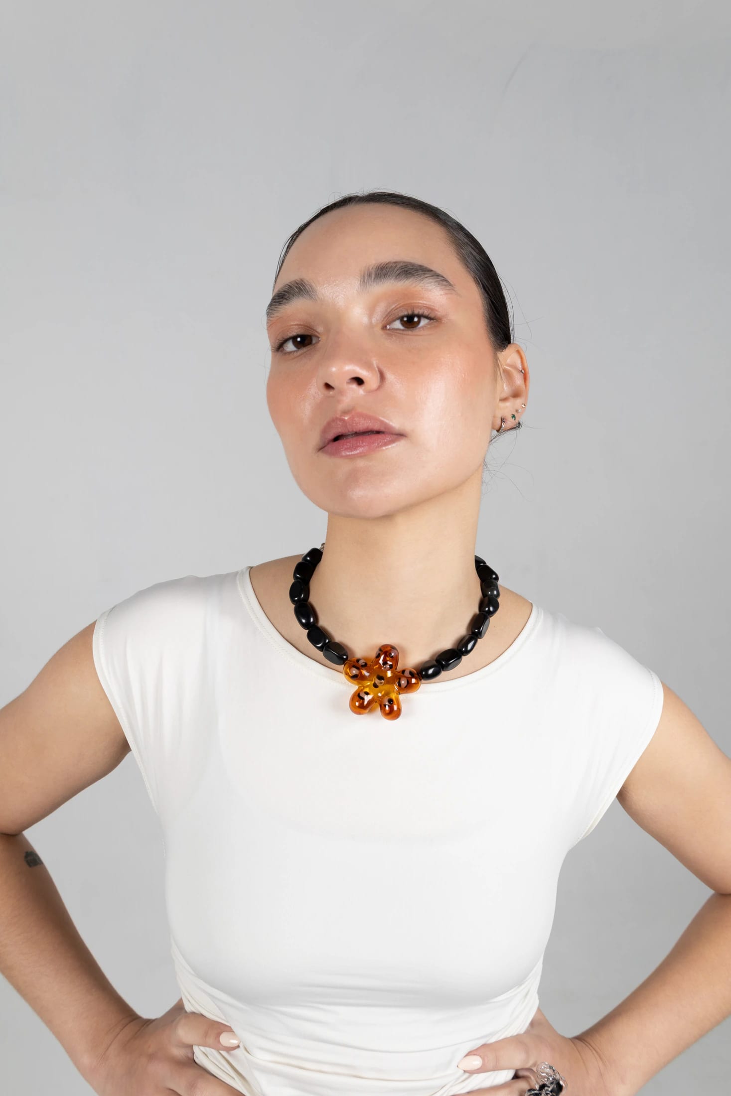 Collar flor jaguar - imagen 3