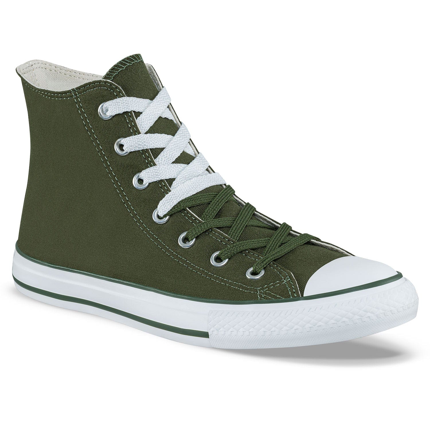 Botas Casuales Discovery Alto Verde Oliva Croydon Unisex - imagen 1