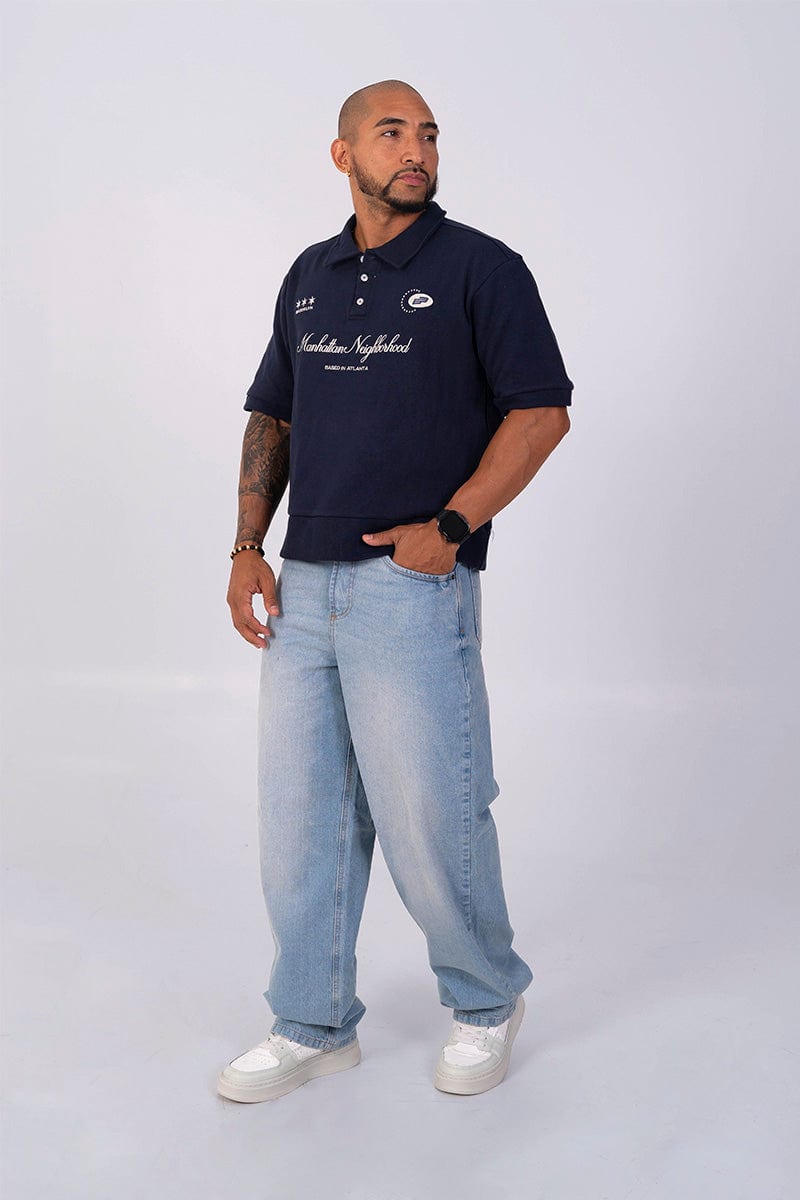 Polo boxy fit manhattan - imagen 4