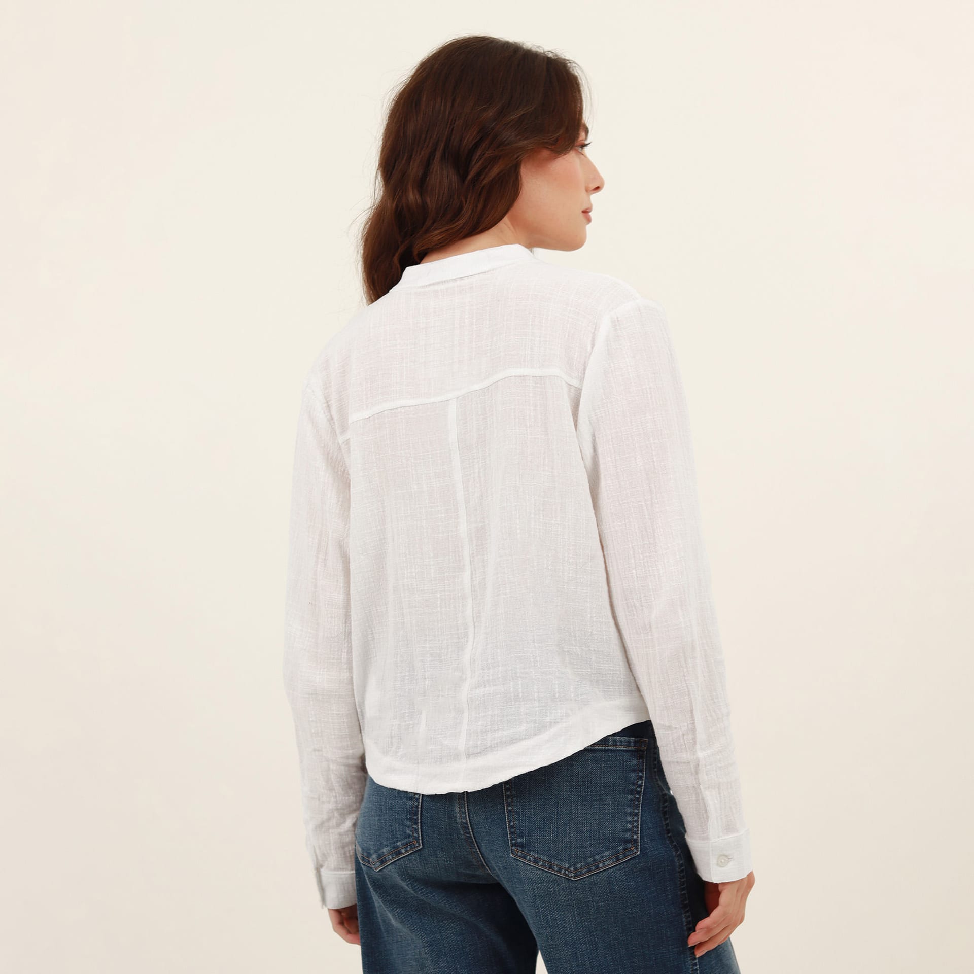 Blusa Cuello Neru Manga Larga - imagen 5