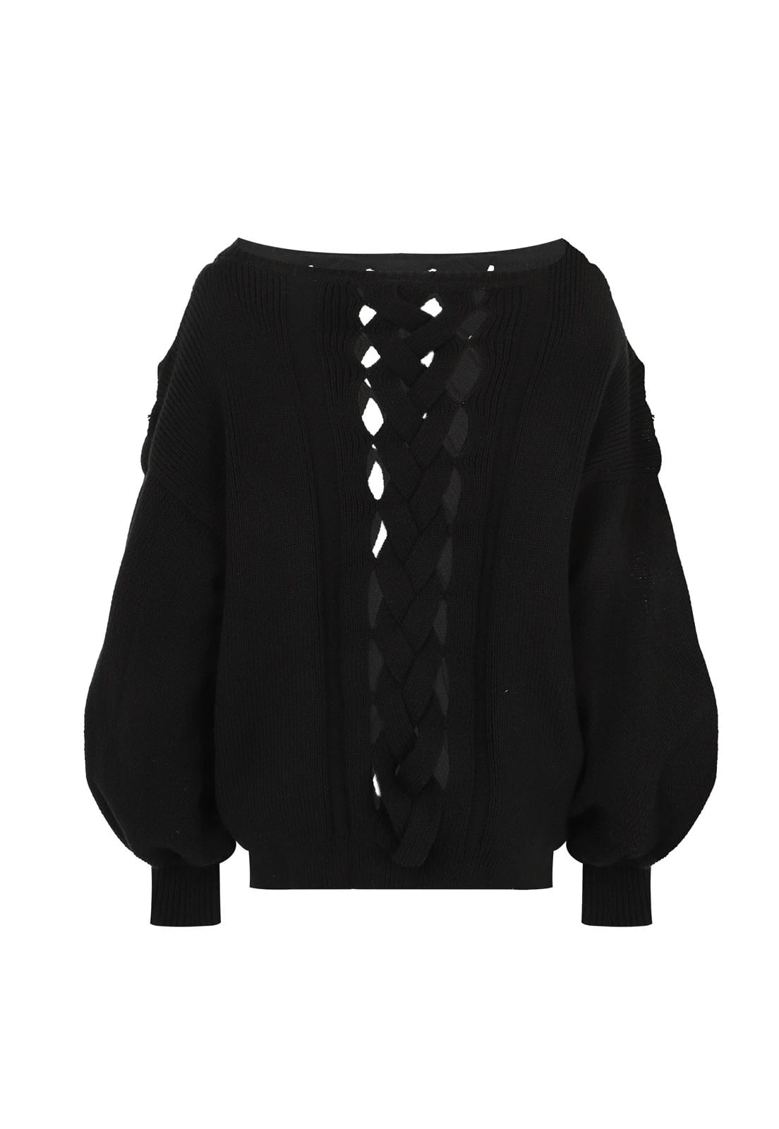 FLAT BRAIDED KNITTED SWEATER - imagen 2