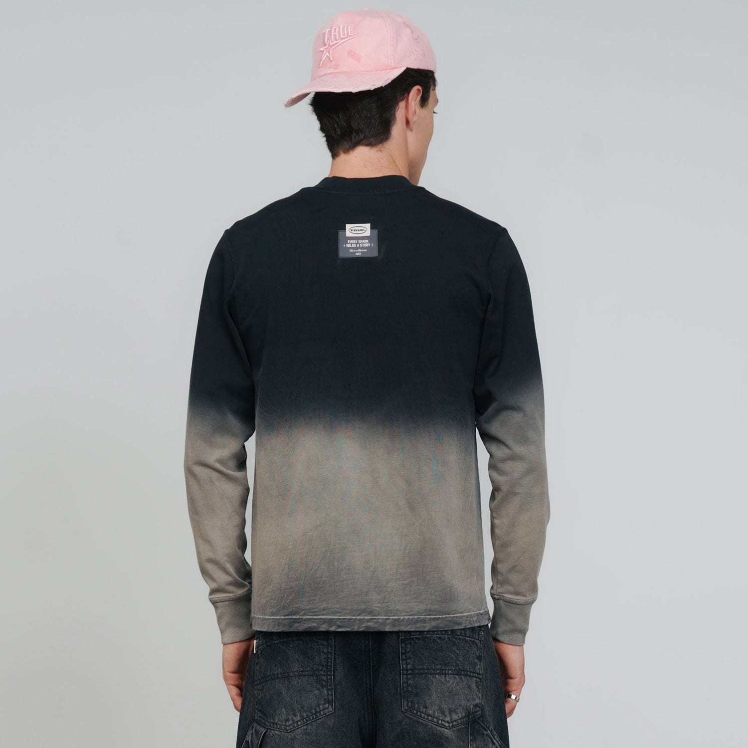 Chrome Long Sleeve Tee - Black/White - imagen 3