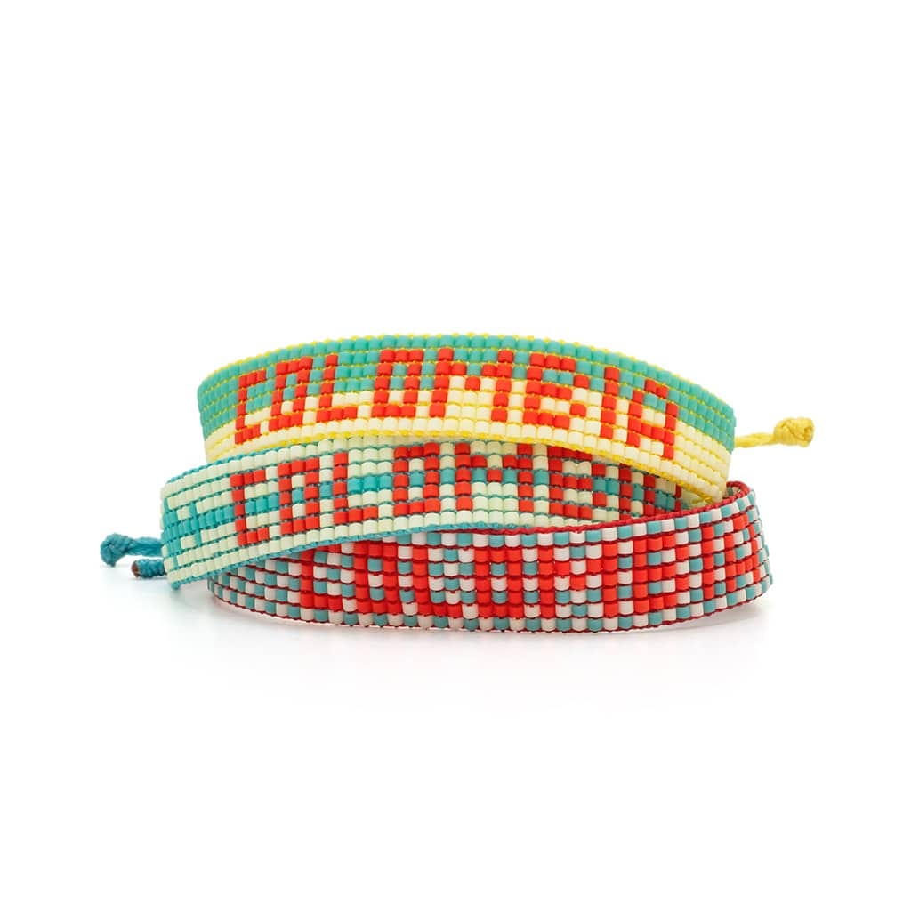 SET 3 PULSERAS «Vamos Colombia» - imagen 1