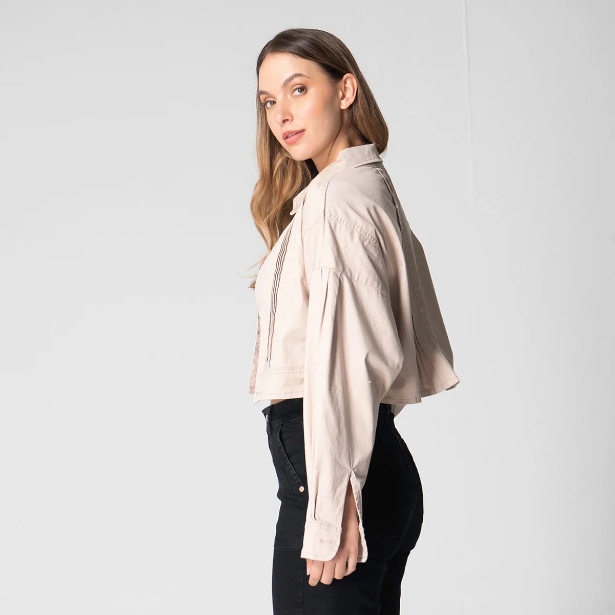 Chaqueta Corta Dril Oversize Magesty - imagen 5