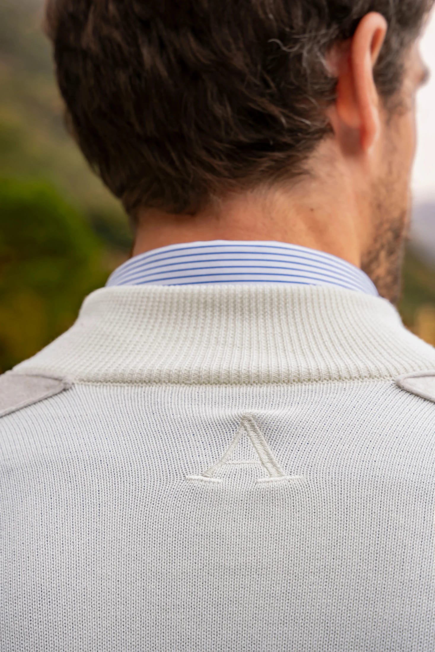 Suéter Halfzip Piamonte Hombre Hueso - imagen 4