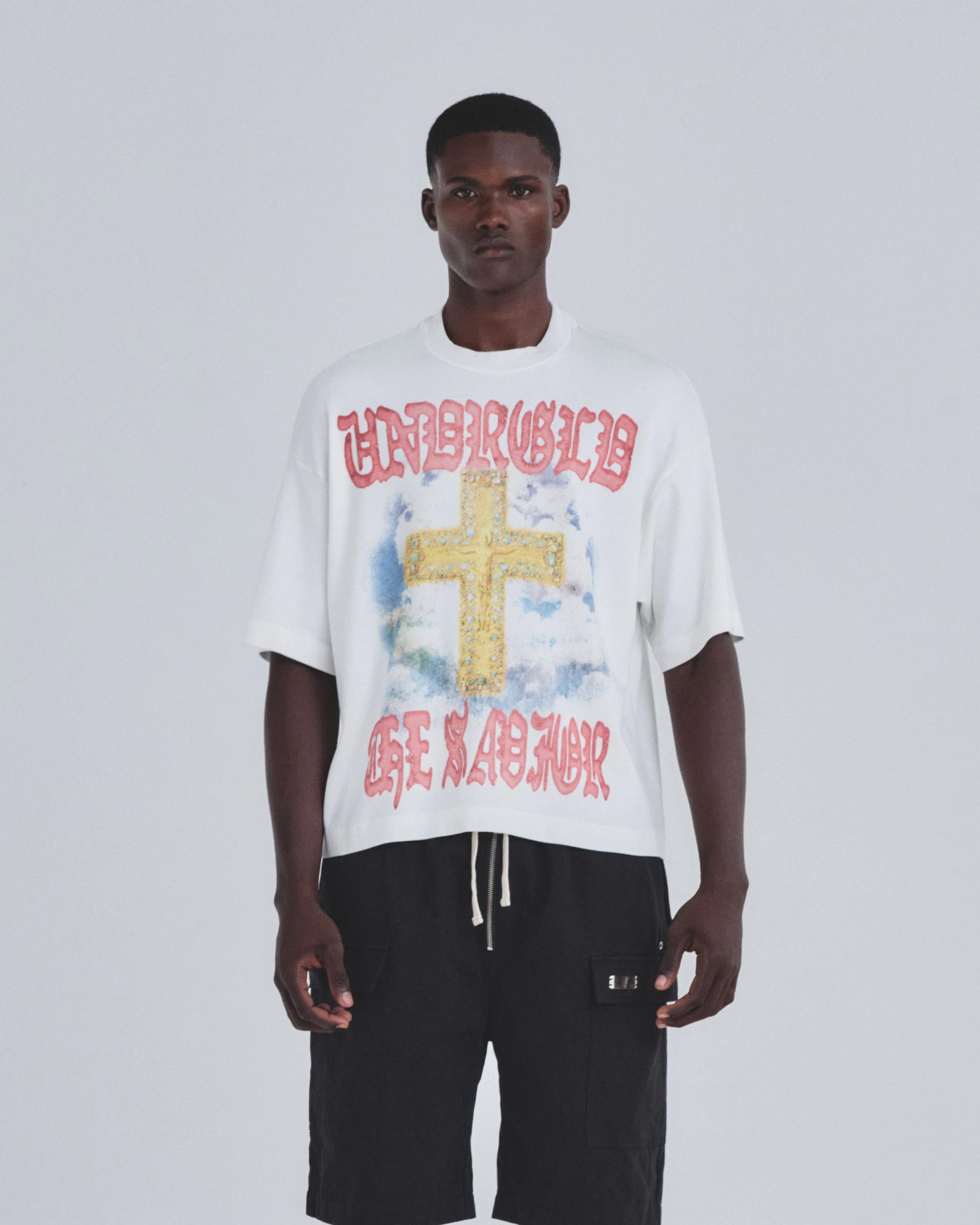 Holy State The Savior Boxy Fit Tshirt White - imagen 2