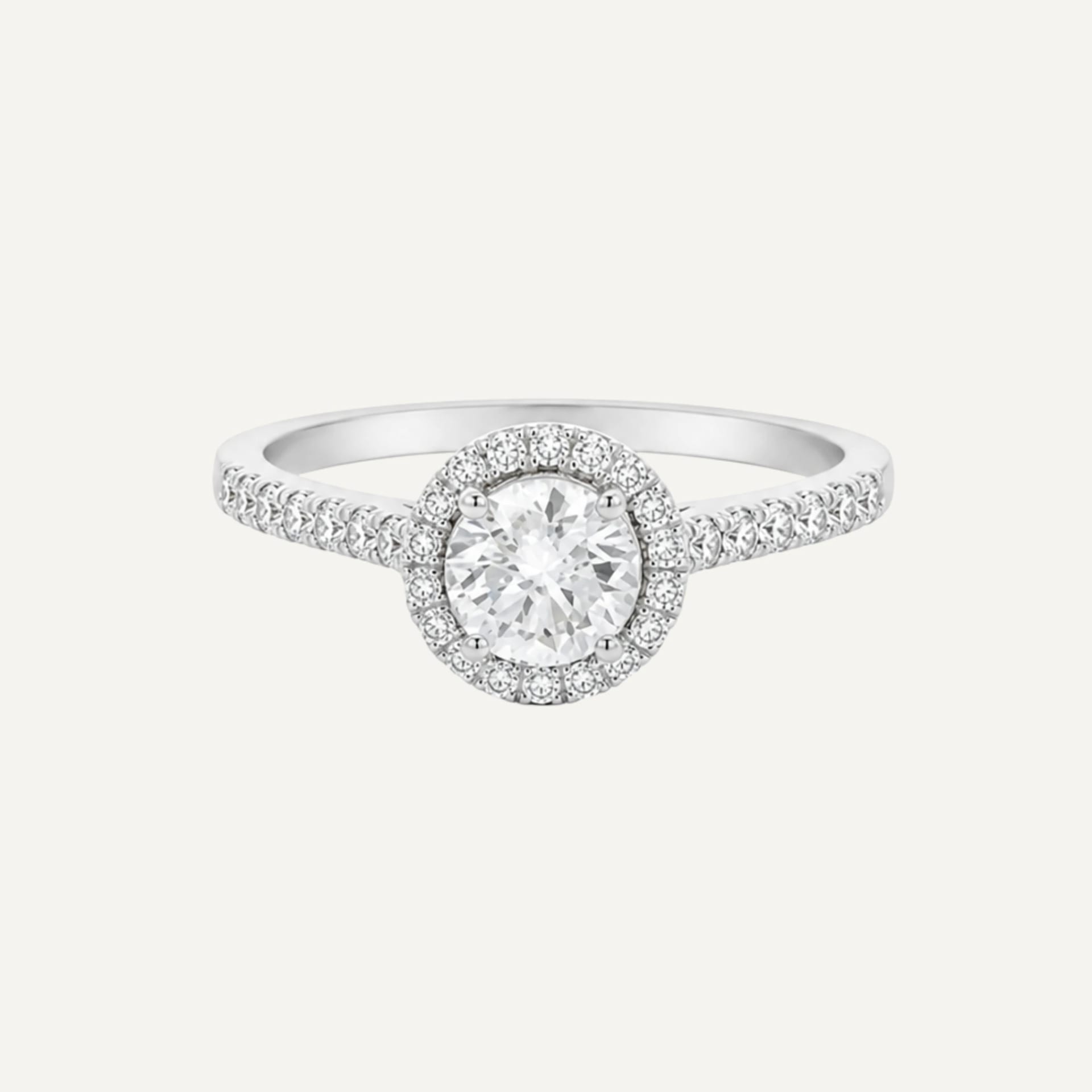Anillo Halo engagement ring - imagen 1