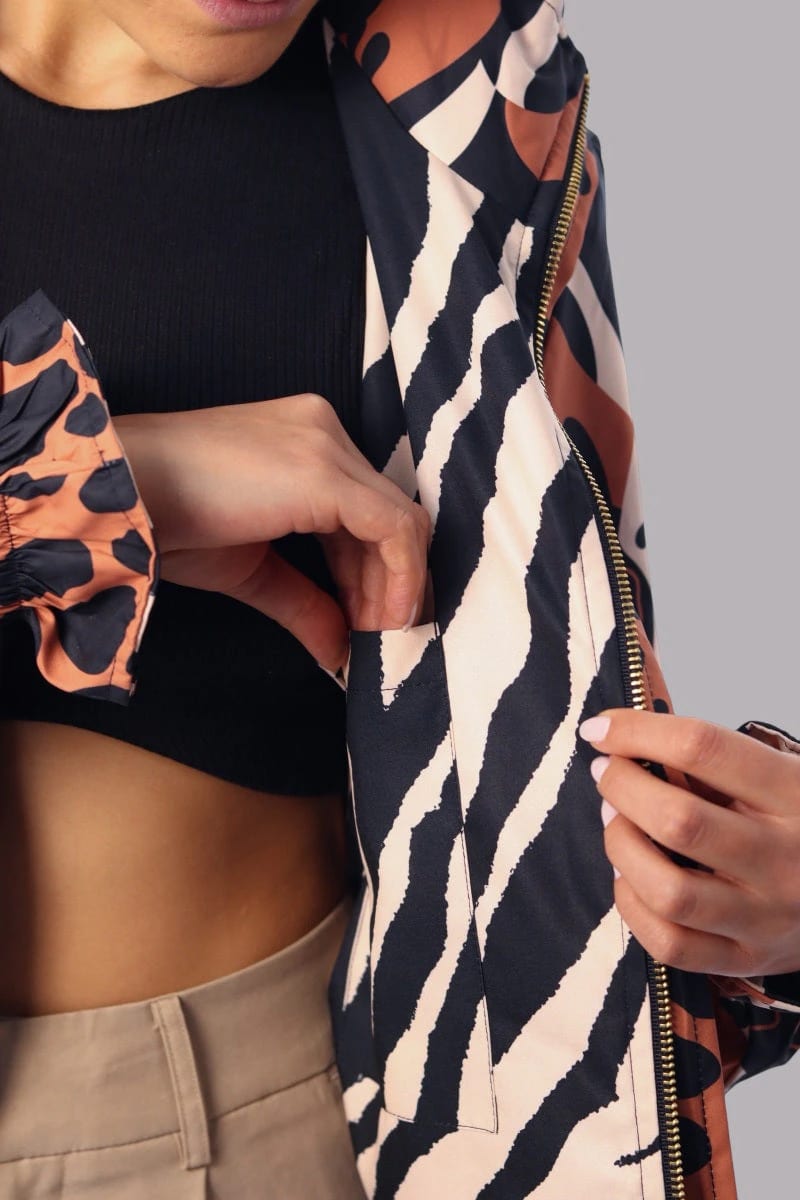 Chaqueta corta estampada Ojo Salvaje - imagen 18