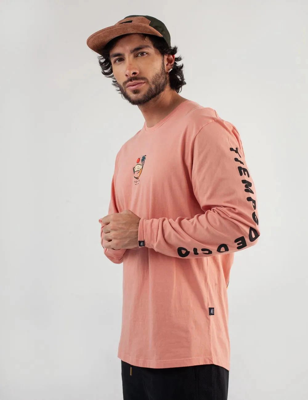 Camibuso Regular Fit Tiempo de Ocio Salmón Hombre - imagen 12