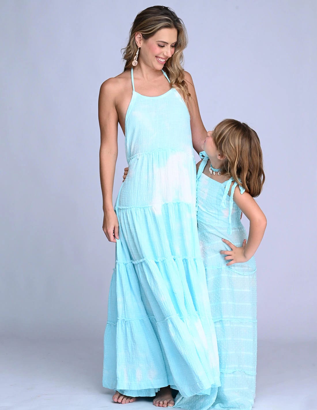 Vestido Reeva Spotted Turquoise - imagen 5
