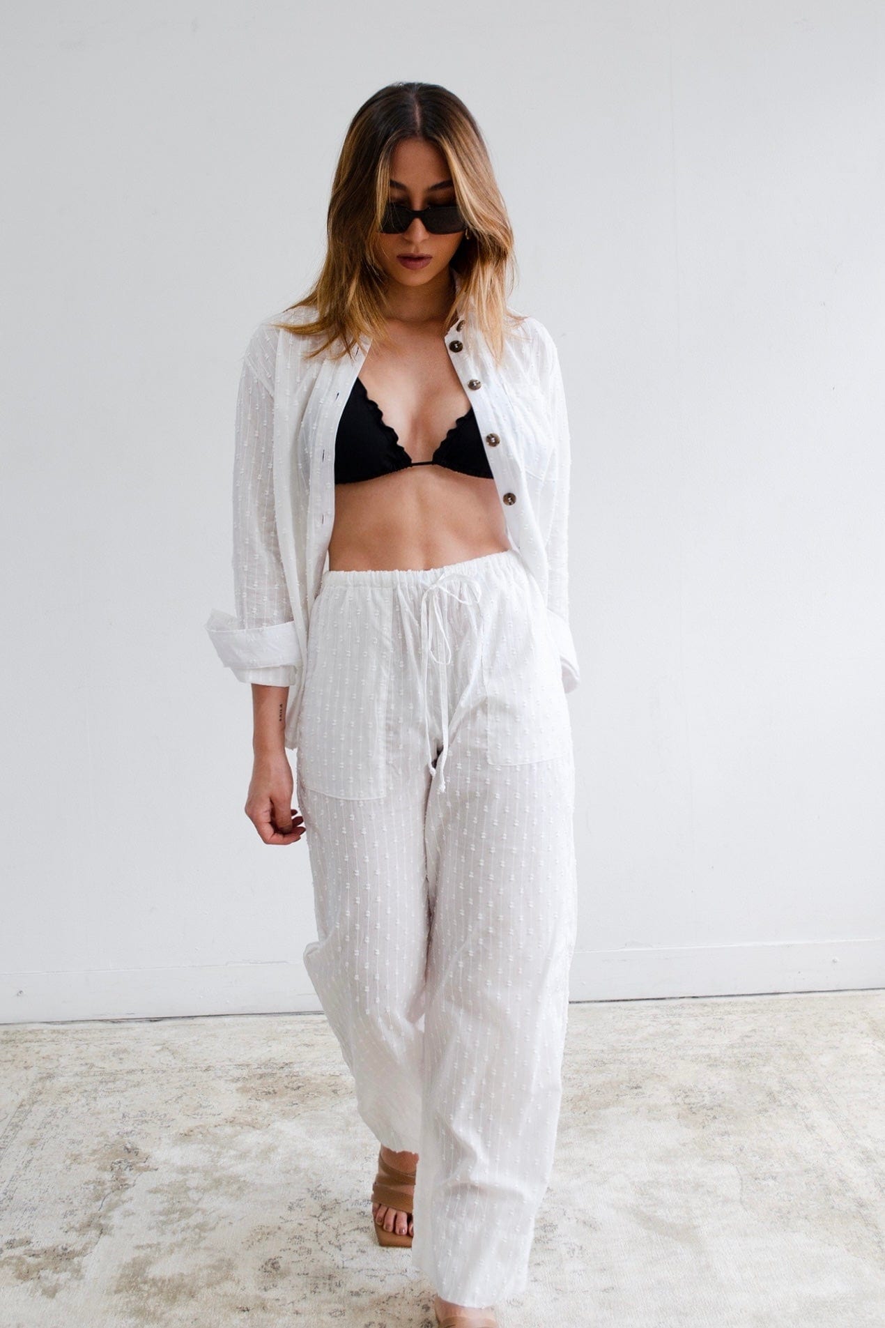Pantalón Proa de algodón | Blanco - imagen 3