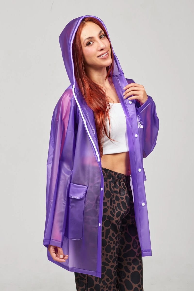 Capa Lluvia Morado Chic - imagen 5