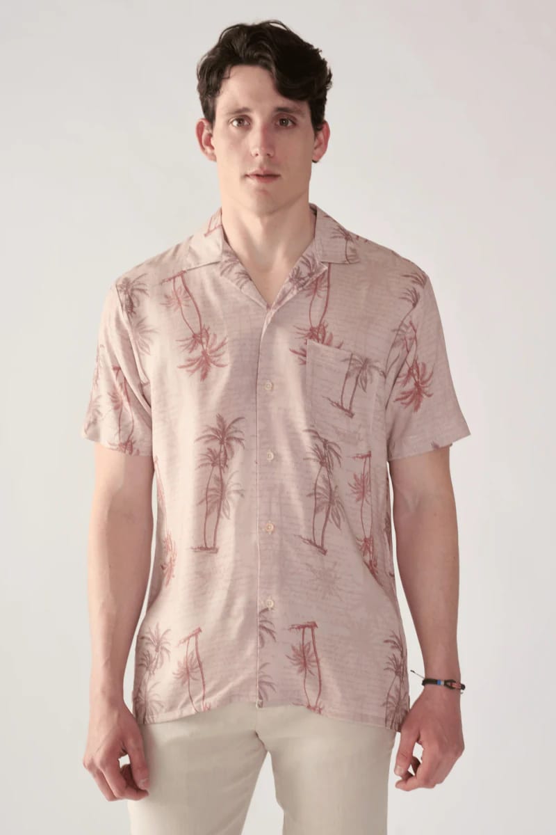 Camisas Ecovero Cubanas Estampada - imagen 8