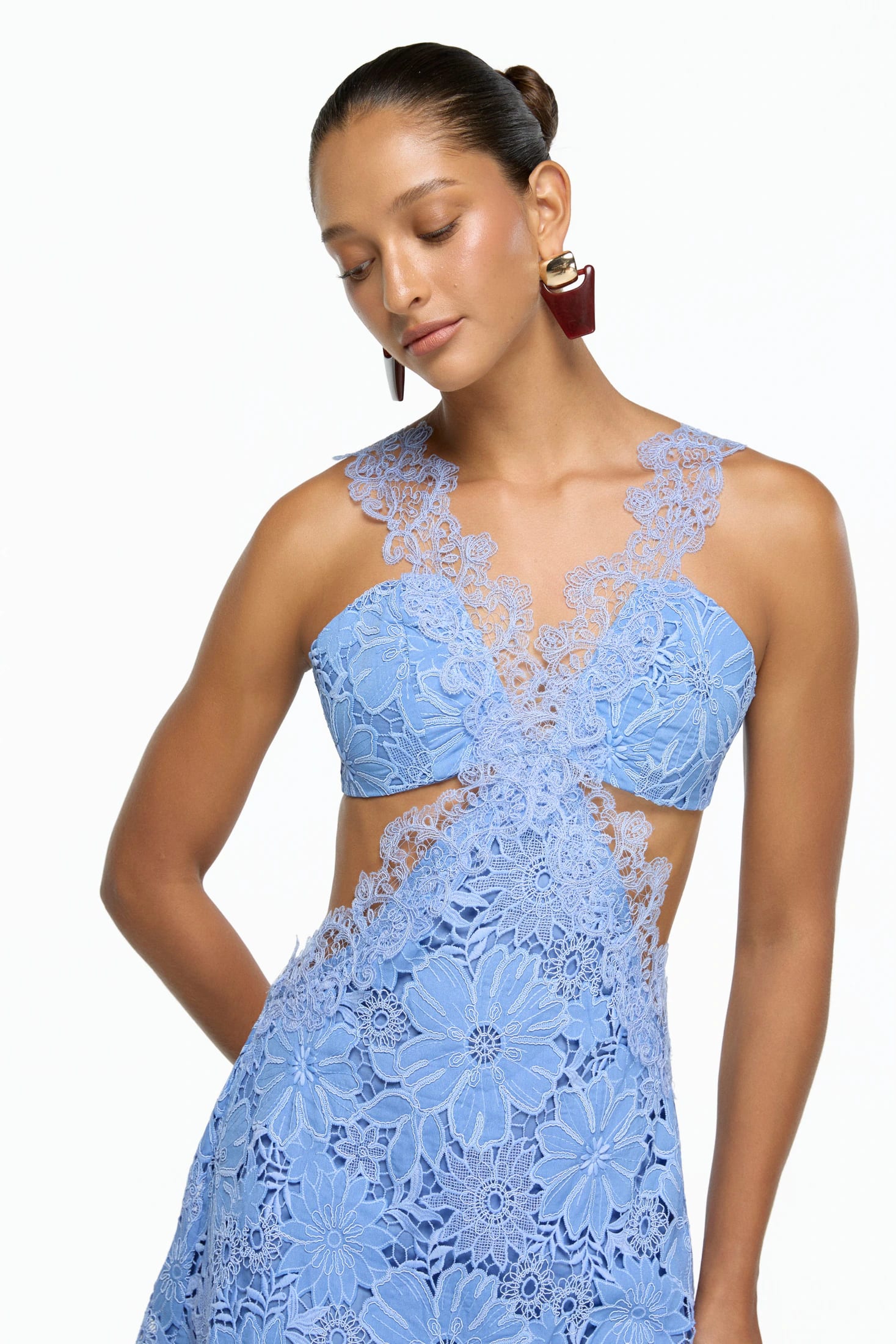 THERESE MINI DRESS BLUE - imagen 2
