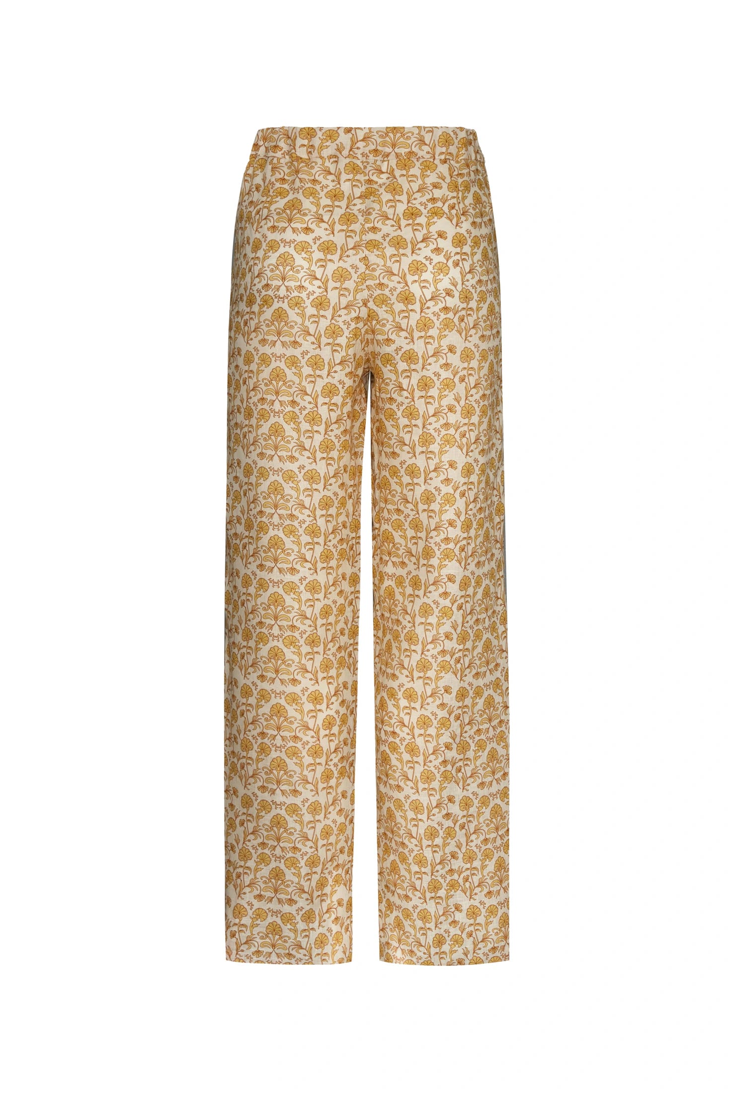 San Benito Linen Pants / Yellow Flowers - imagen 6