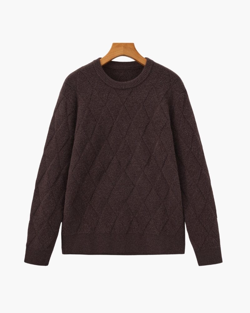 Diamond Knit Crewneck Sweater - imagen 2