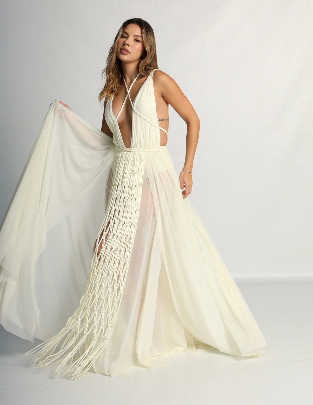 Vestido Diosa Marfil - imagen 4