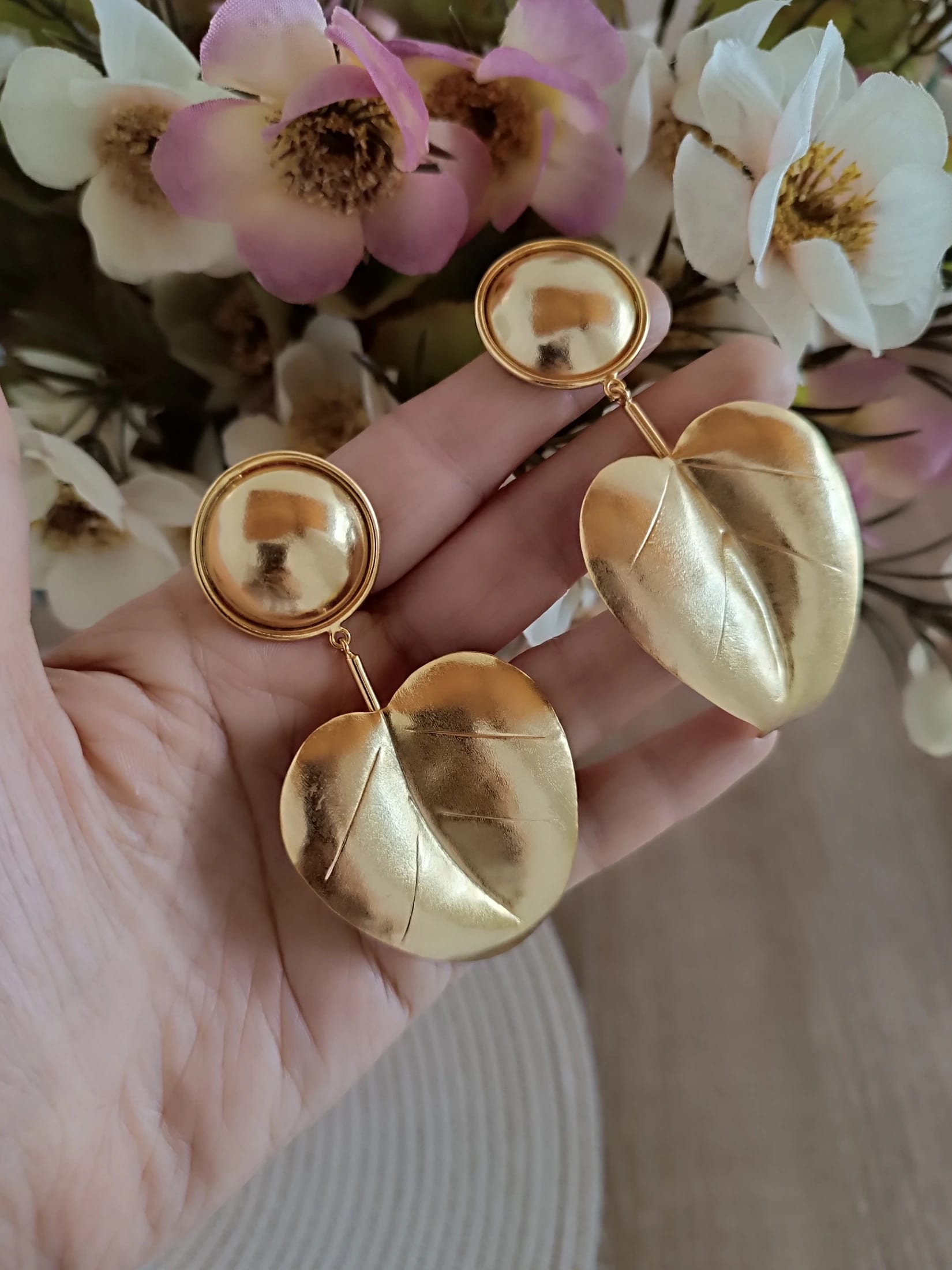 Aretes Hoja Lucinda - imagen 3