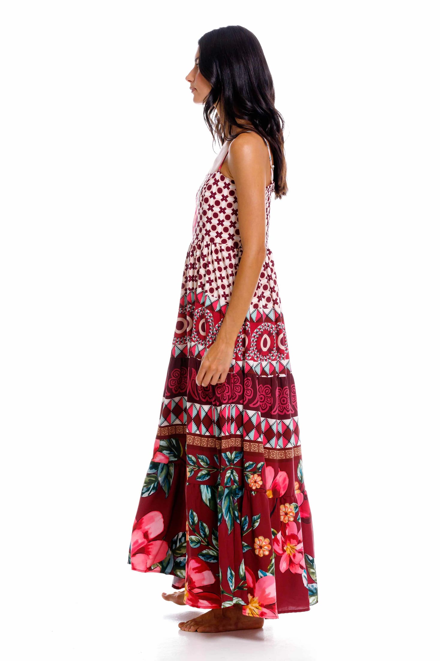 Vestido Largo Jardinero Kenia Patch - imagen 4