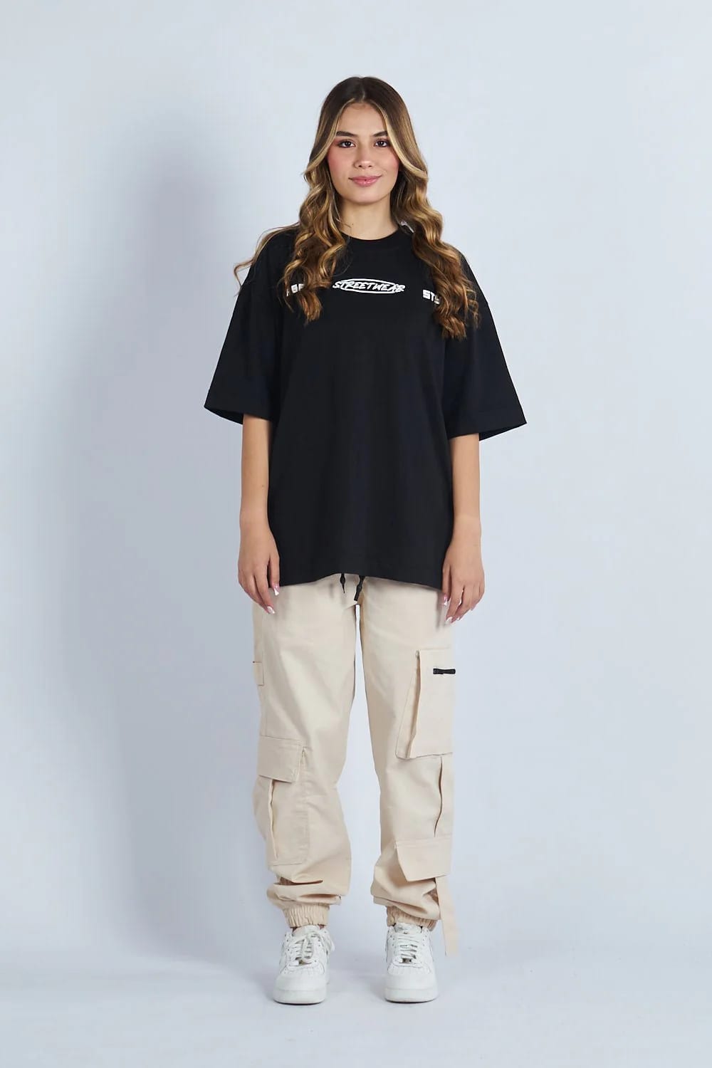 Camiseta oversize estampado Together Negro | DROP 03 | - imagen 3