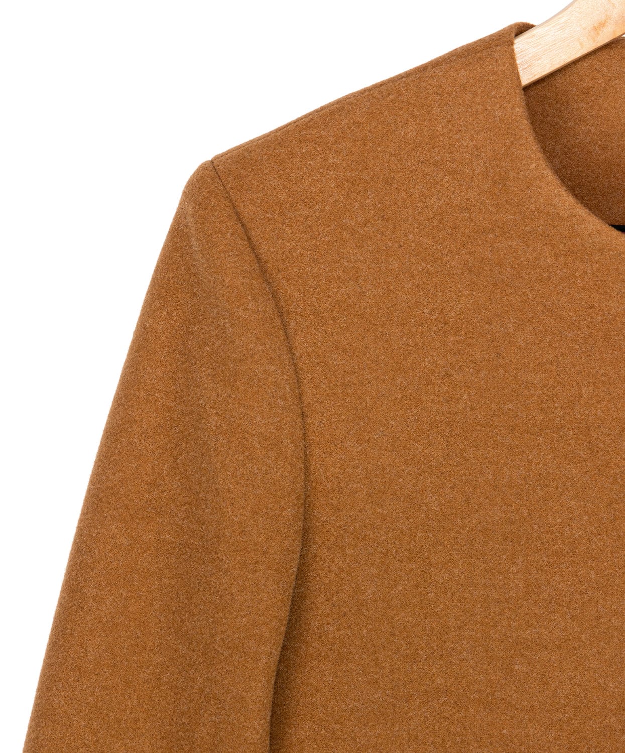 Chaqueta Cropped en Paño Camel Chicago - imagen 17