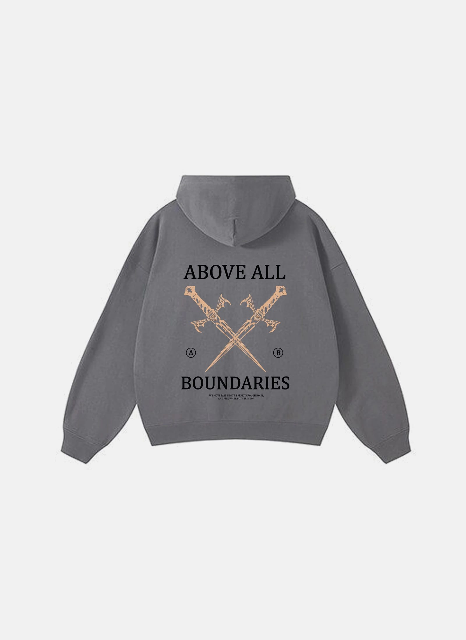 Boundaries Hoodie Grey - imagen 1