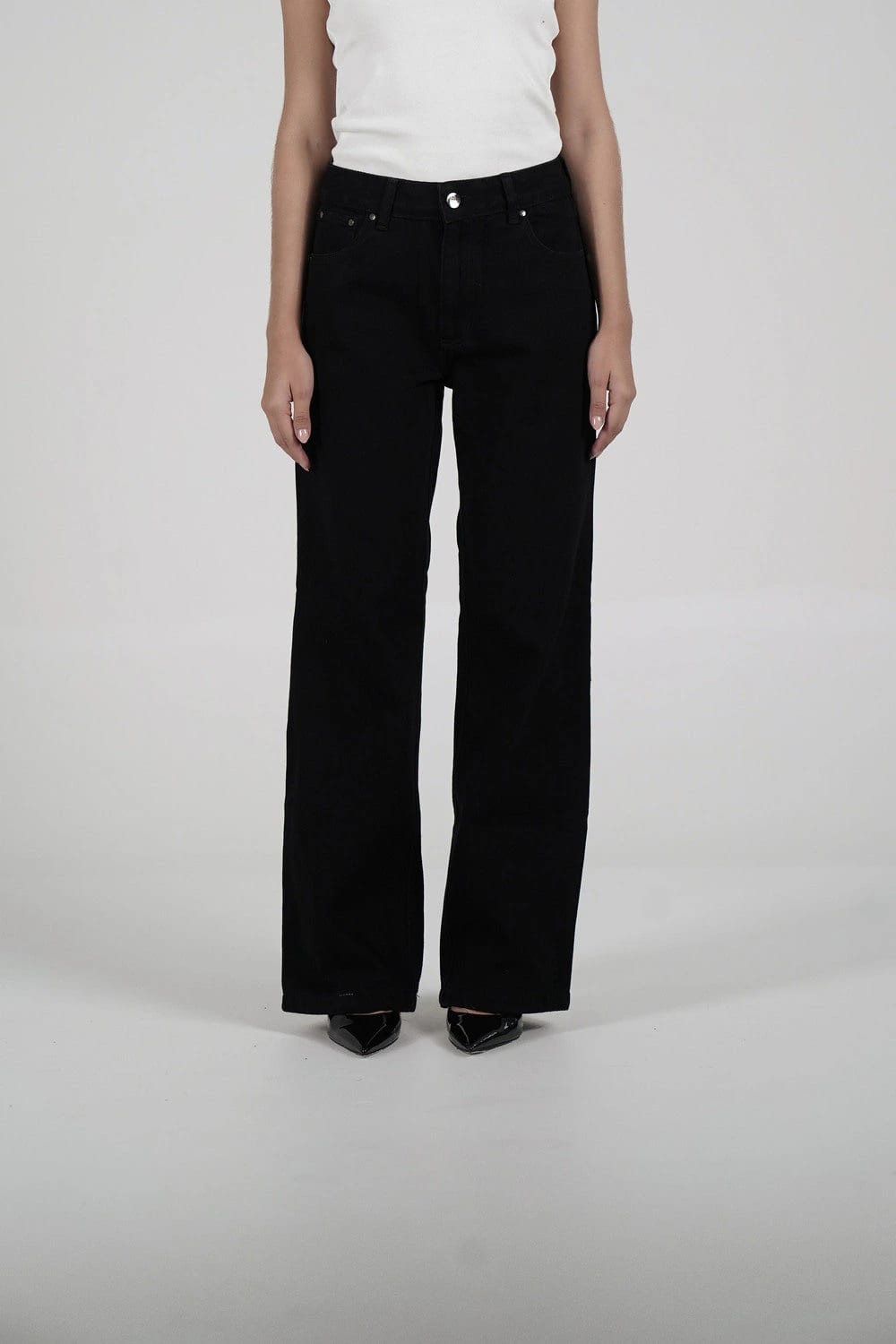 Double Star Black Jeans (Hot Pink) - imagen 3