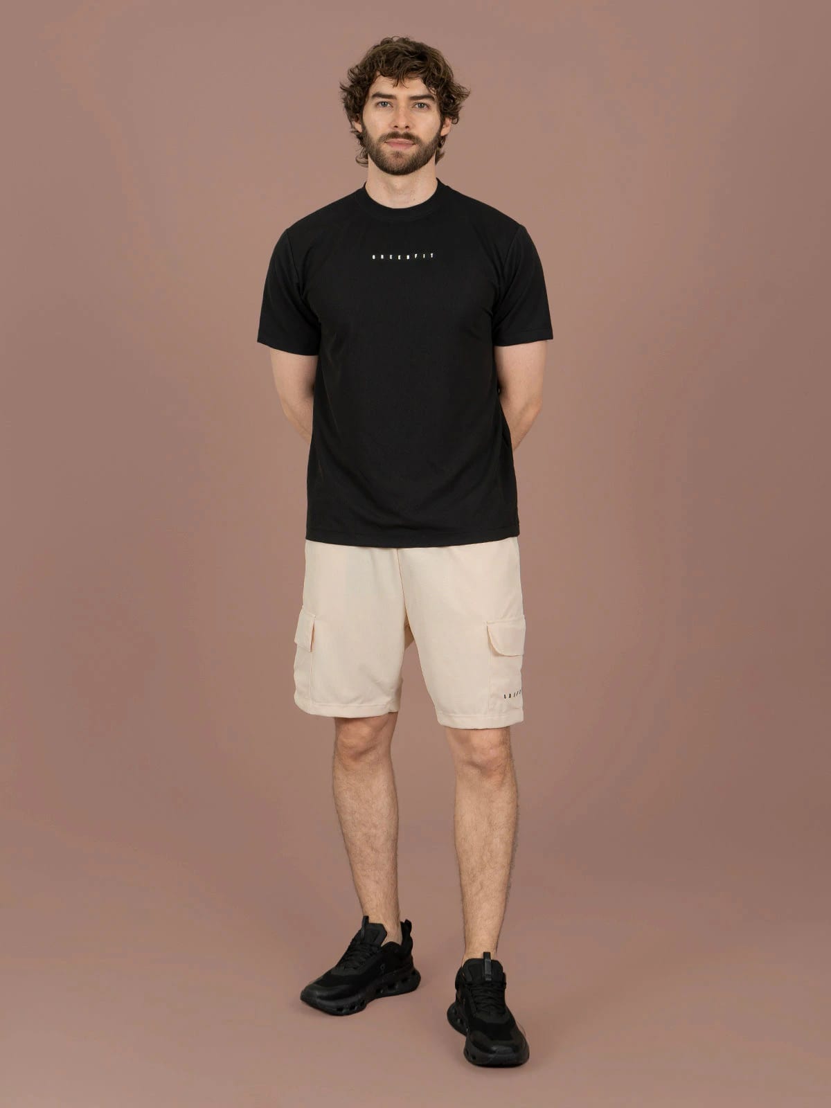 Pantaloneta jordan grecia beige - imagen 2