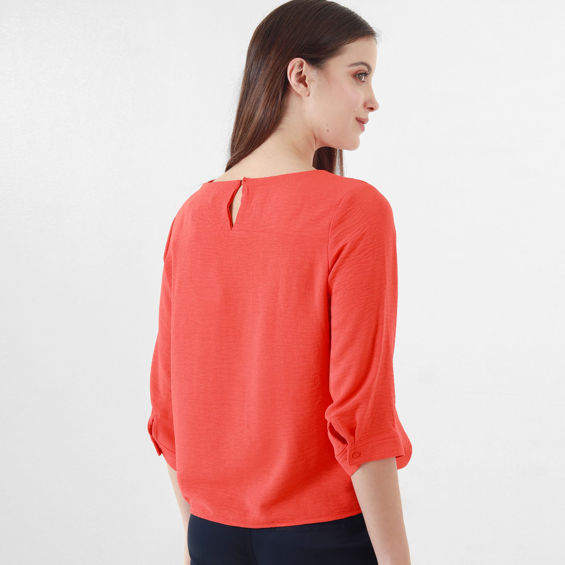 Blusa Cuello Redondo Manga 3Cuartos - imagen 6