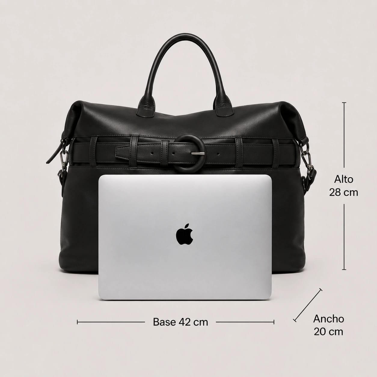 GIO travel bag negro (PRE ORDER) - imagen 4