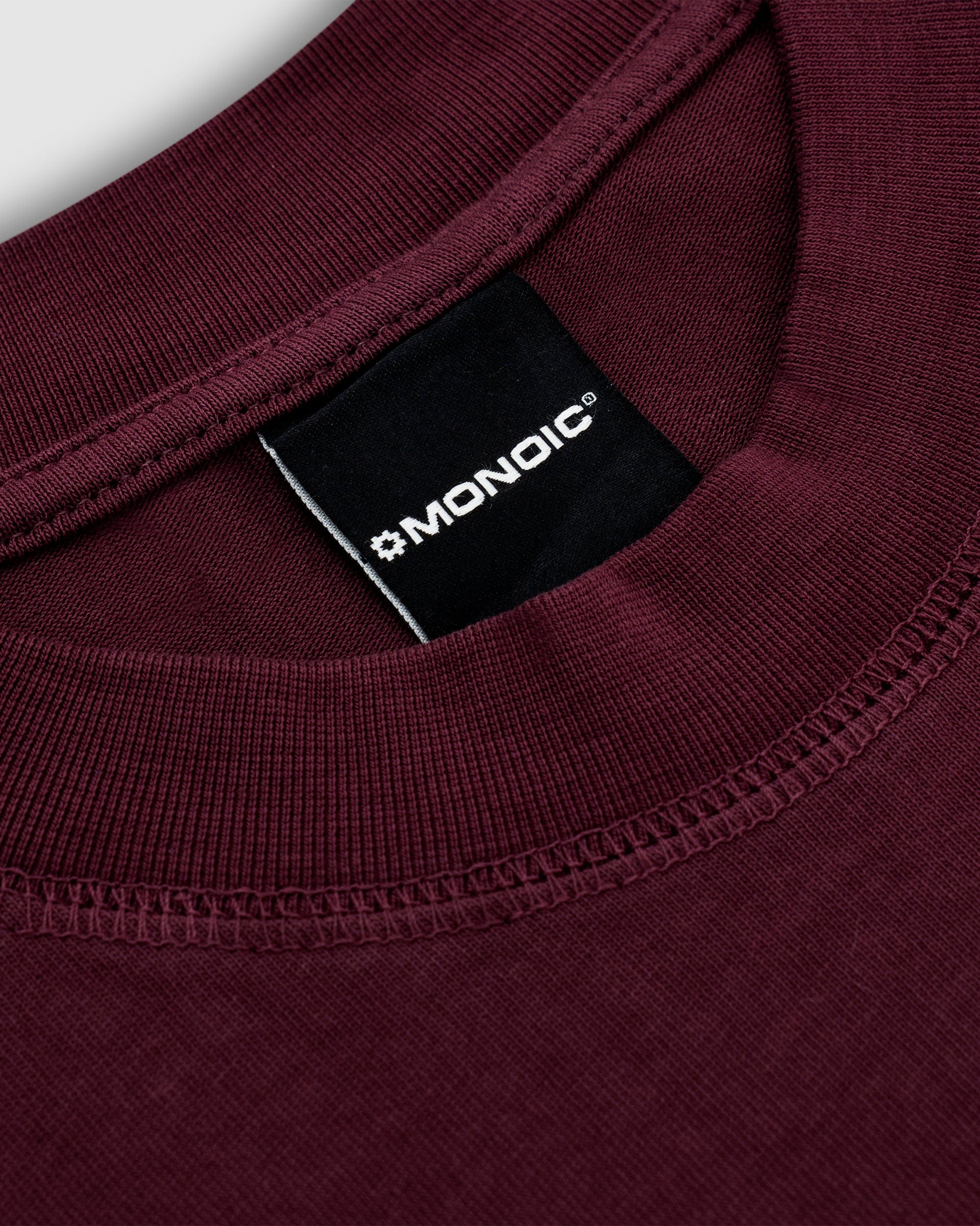 Camiseta Regular Fit Básica V3 - Burgundy - imagen 5