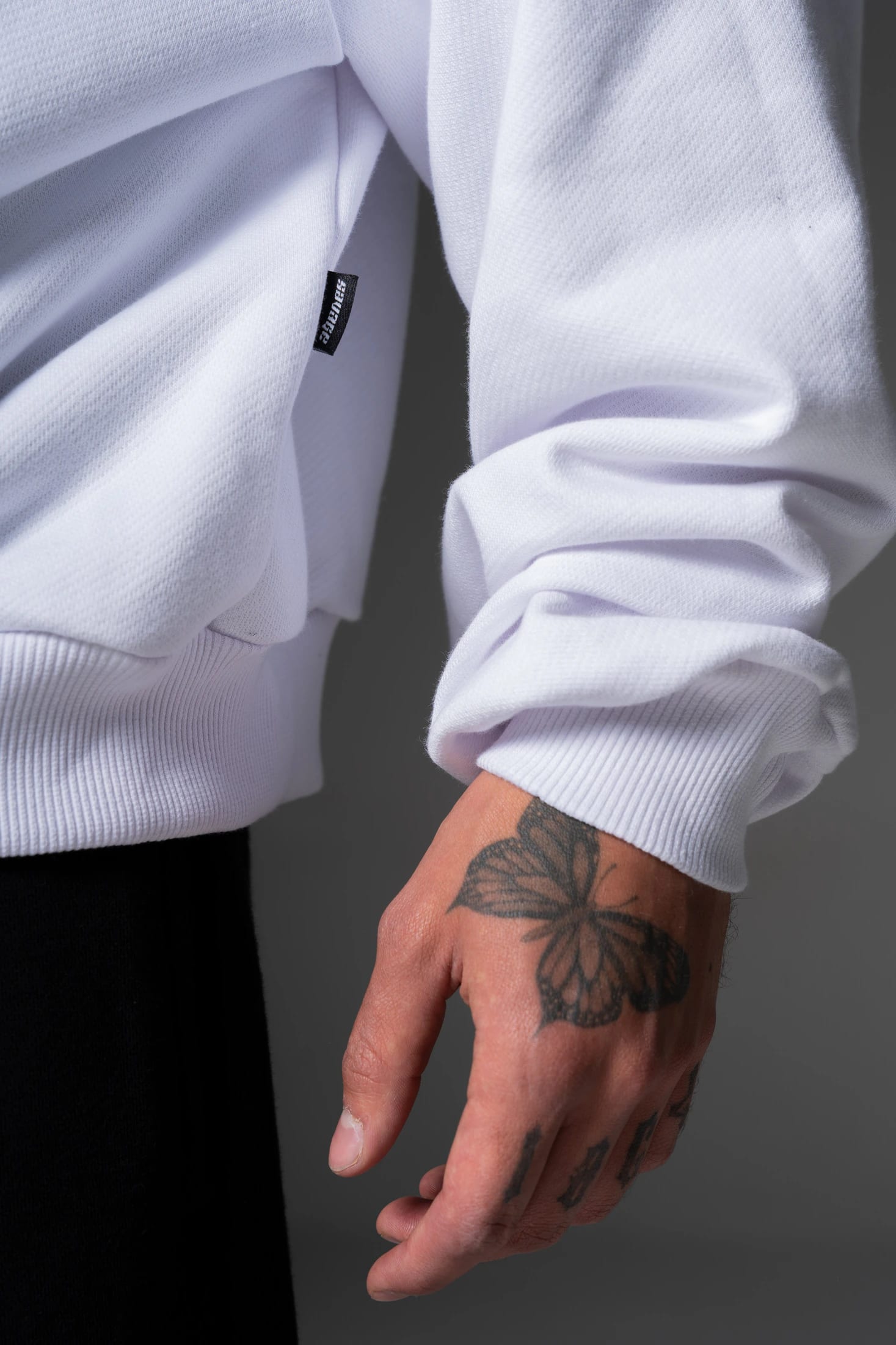 Hoodie Boxy fit Human form   400 gramos - imagen 6