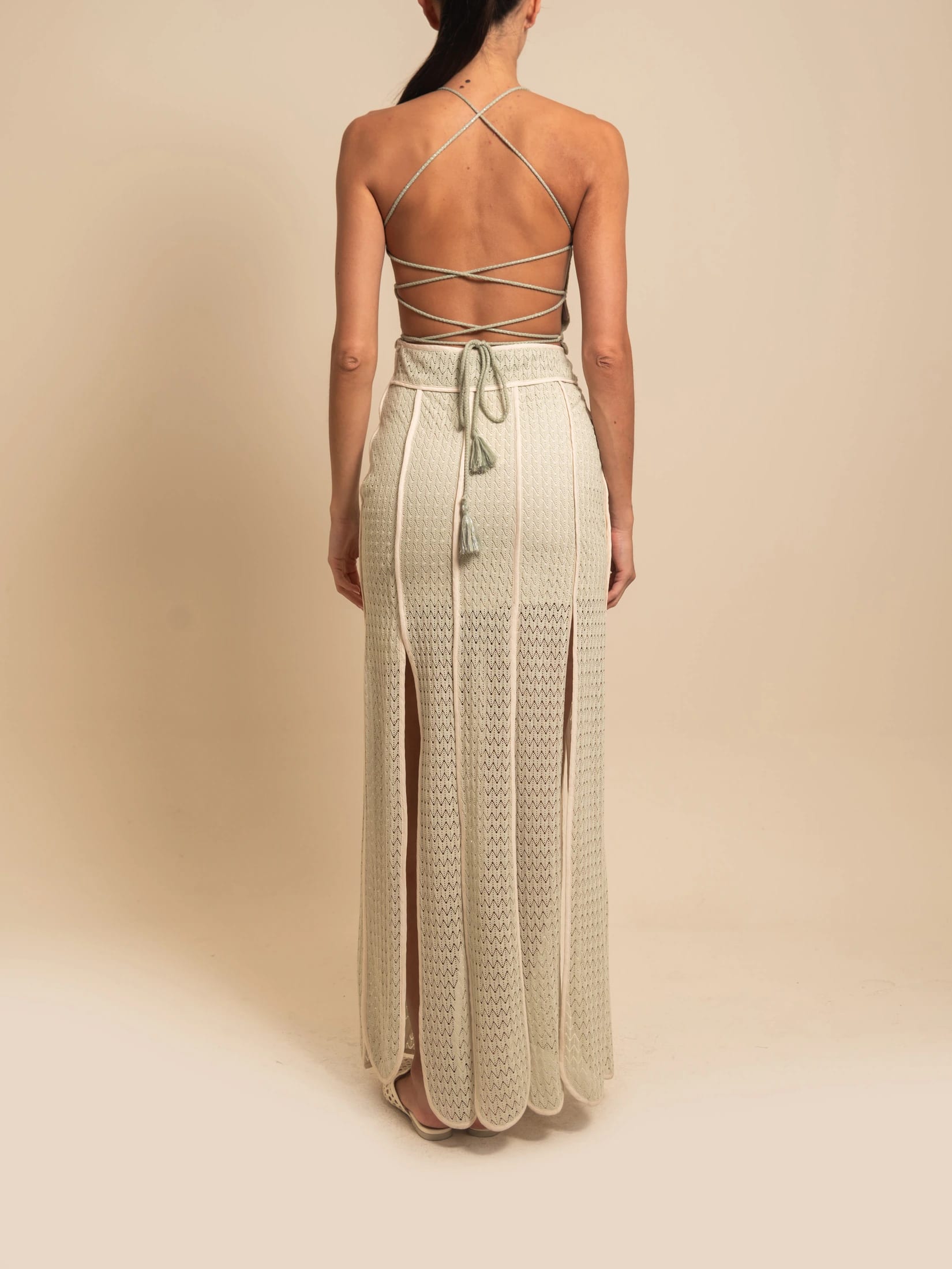 CETINA SKIRT SAGE GREEN - imagen 3