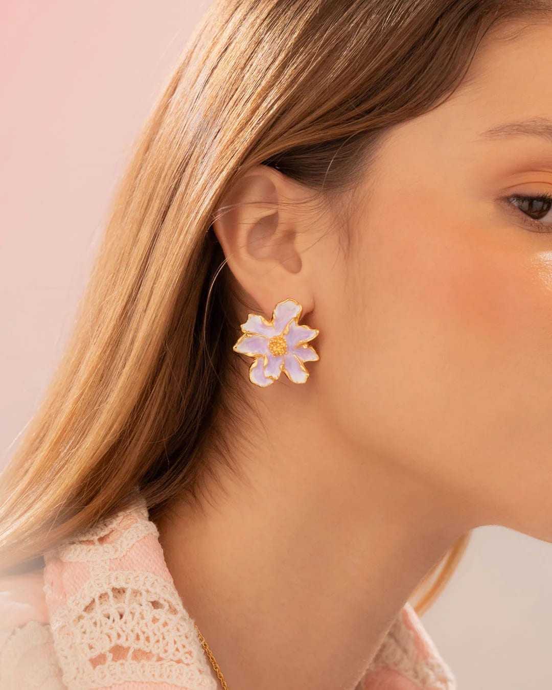 Aretes Flor Maxi - imagen 1