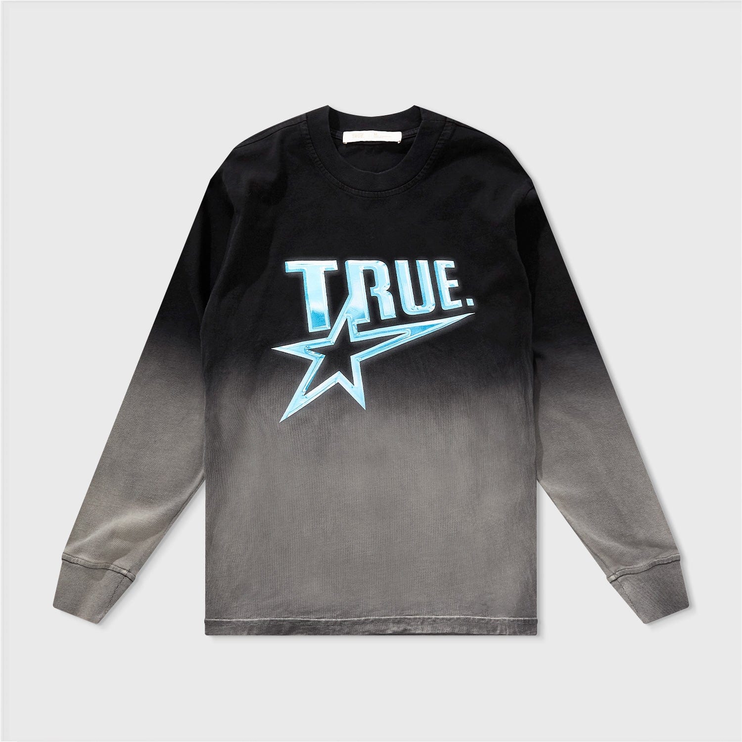 Chrome Long Sleeve Tee - Black/White - imagen 1