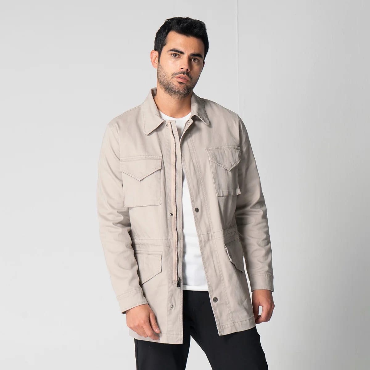Chaqueta Parka Dril Regular Ryan - imagen 1