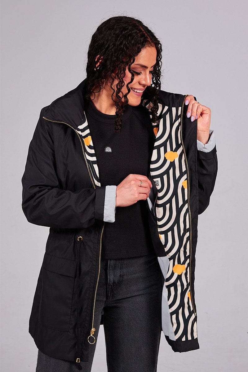 Parka Classic Negro Lluvia - imagen 3