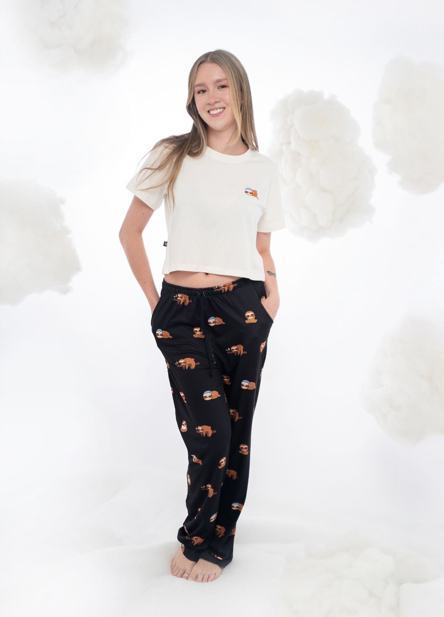 Conjunto Pantalón Perezosos - Negro - imagen 1