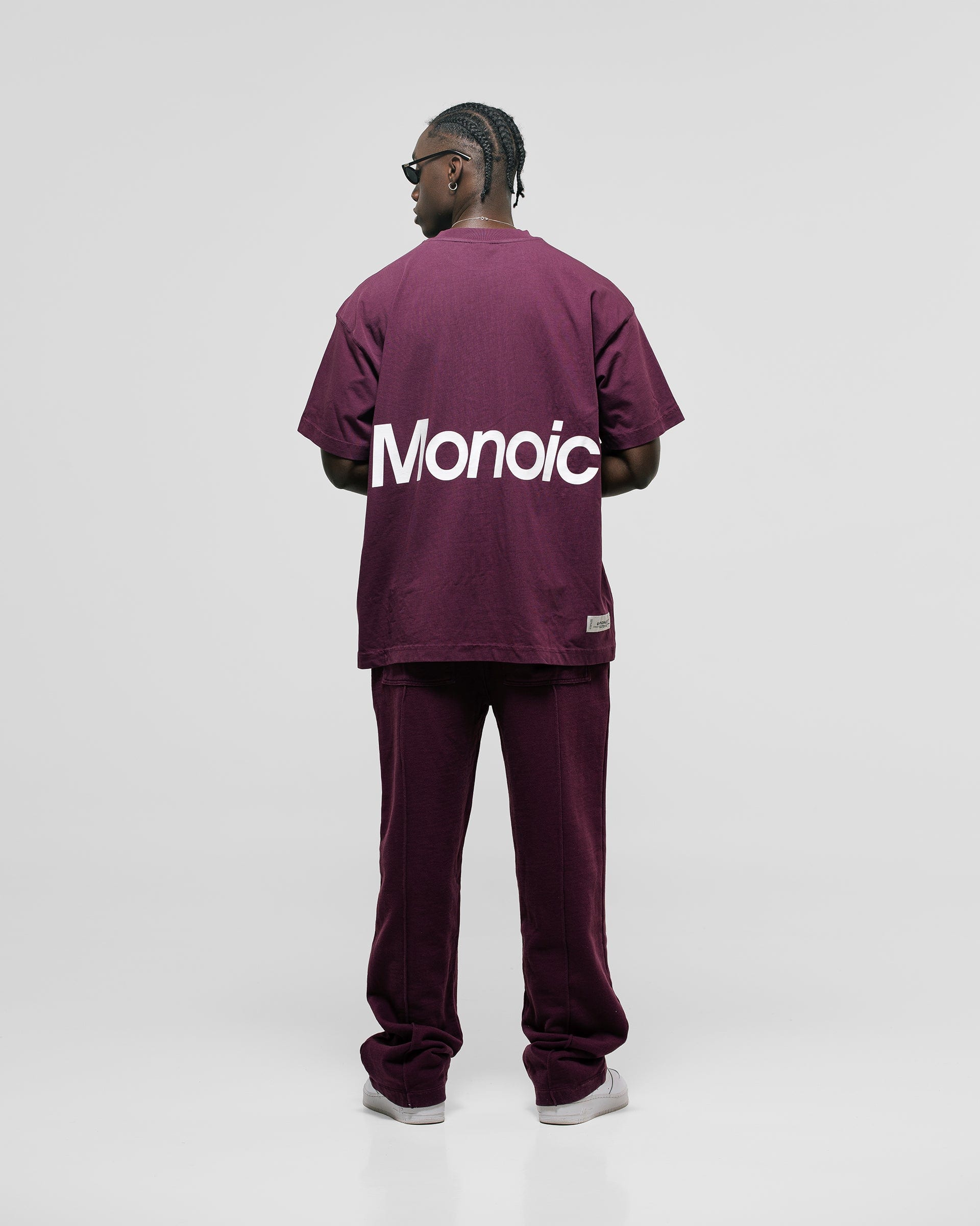 Camiseta Logo Oversized V3 - Burgundy - imagen 3